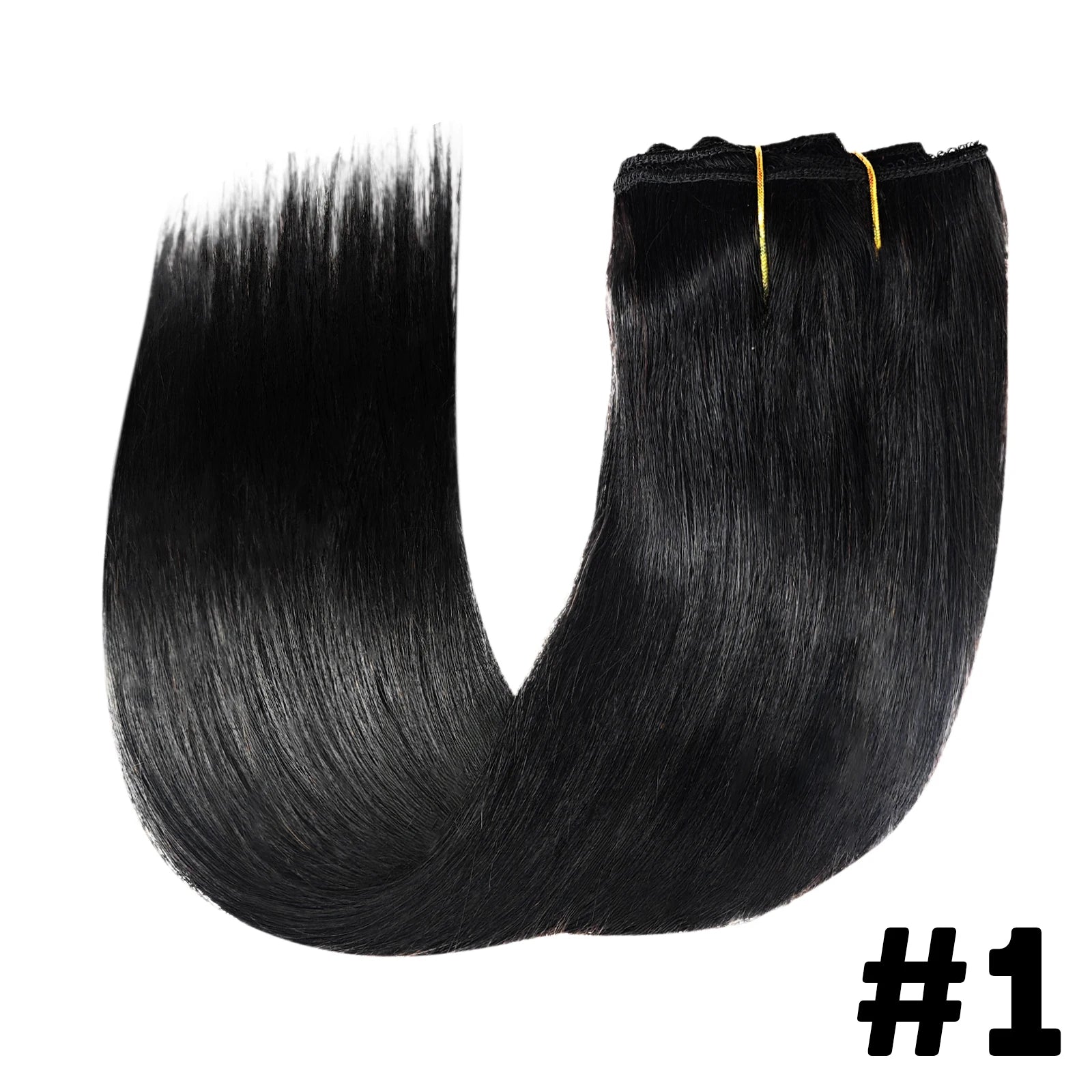 Clip In Hair Extensions Human Hair Brazilian Straight Clip In Natural Black Color Clip Ins Remy Hair 20 22 24 26 Inch For Women