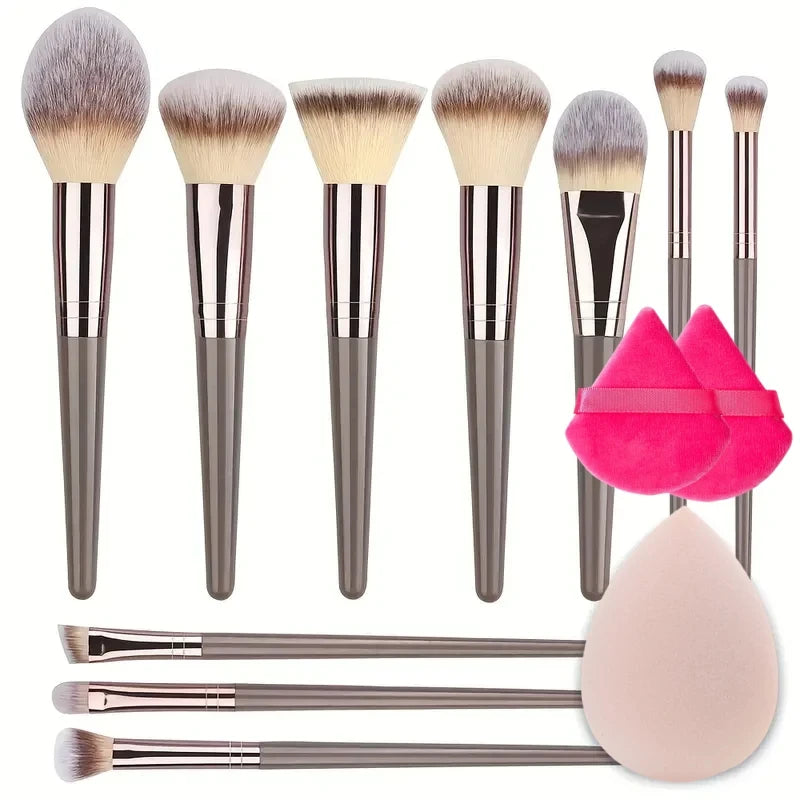 10-20Pcs Premium Makeup Brushes Set Super Soft detail Blush Highlighter Foundation Concealer Eyeshadow Brush Women Beauty Tool