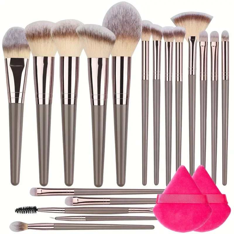 10-20Pcs Premium Makeup Brushes Set Super Soft detail Blush Highlighter Foundation Concealer Eyeshadow Brush Women Beauty Tool