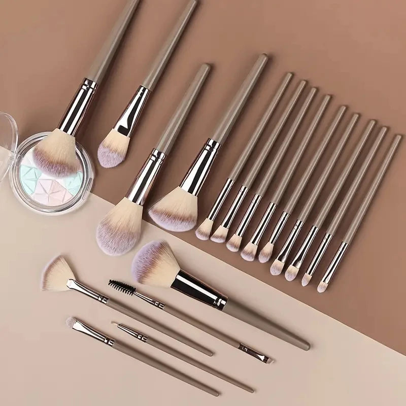 10-20Pcs Premium Makeup Brushes Set Super Soft detail Blush Highlighter Foundation Concealer Eyeshadow Brush Women Beauty Tool