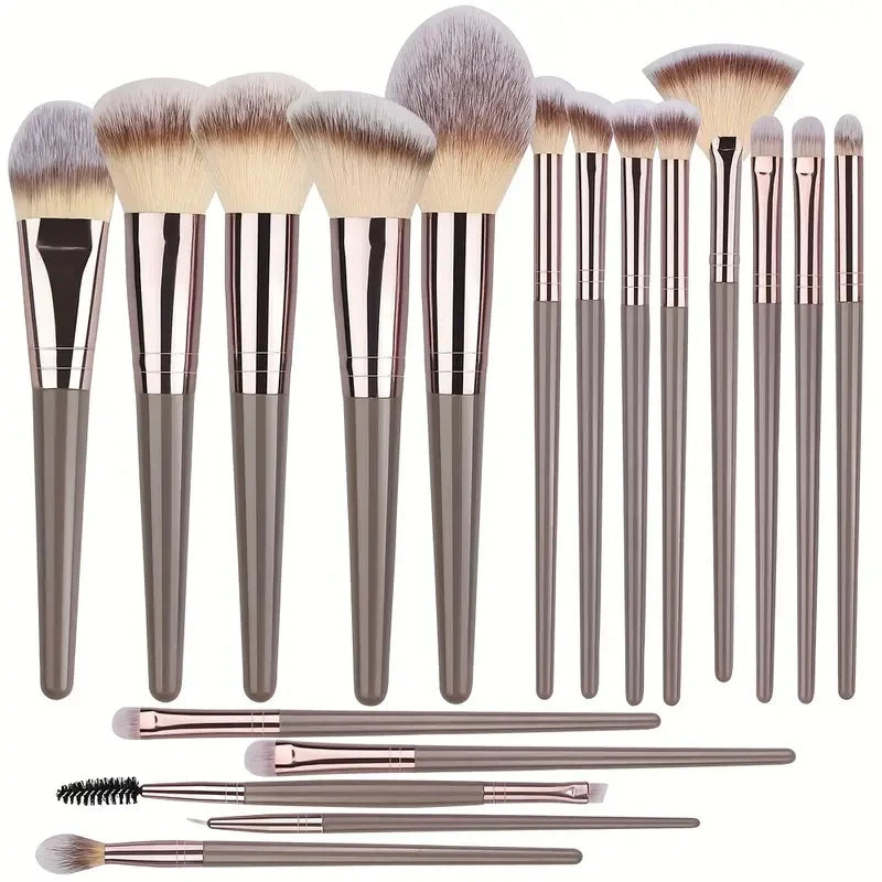 10-20Pcs Premium Makeup Brushes Set Super Soft detail Blush Highlighter Foundation Concealer Eyeshadow Brush Women Beauty Tool