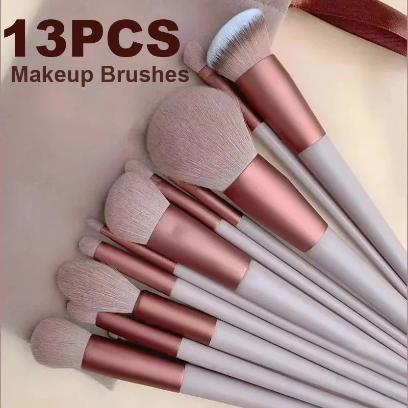 13-20Pcs Makeup Brushes Set Premium Soft Fluffy Cosmetic Foundation Powder Eyeshadow Kabuki Blending Make Up Brush Beauty Tools