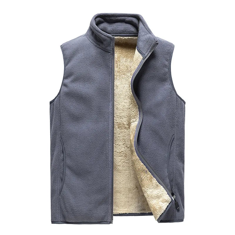 2023 Men Sleeveless Vest Jackets Fashion Wool Vest Male Cotton-Padded Vests Coats Men Warm Waistcoats Clothing Oversized 8Xl