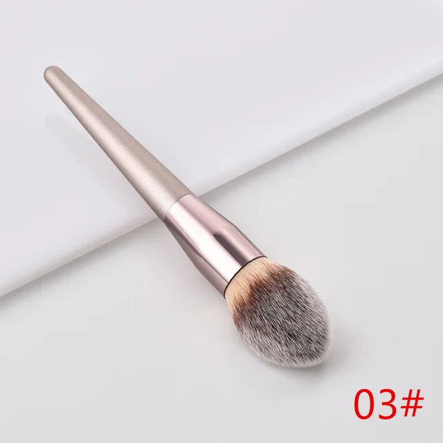 Luxury Champagne Makeup Brushes Set For Foundation Powder Blush Eyeshadow Concealer Make Up Brush Cosmetics Beauty Tools