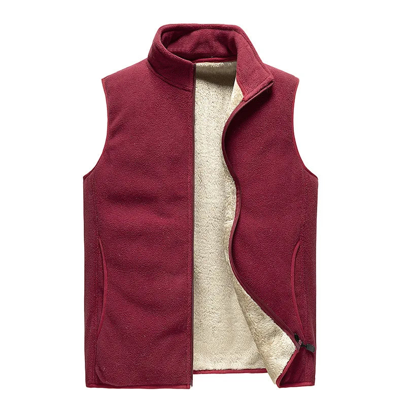 2023 Men Sleeveless Vest Jackets Fashion Wool Vest Male Cotton-Padded Vests Coats Men Warm Waistcoats Clothing Oversized 8Xl