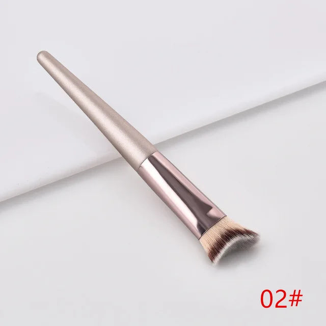 Luxury Champagne Makeup Brushes Set For Foundation Powder Blush Eyeshadow Concealer Make Up Brush Cosmetics Beauty Tools