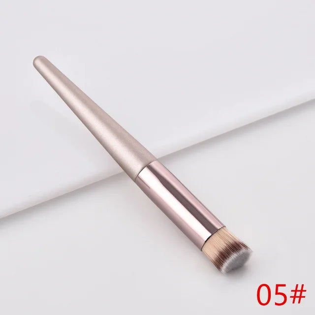 Luxury Champagne Makeup Brushes Set For Foundation Powder Blush Eyeshadow Concealer Make Up Brush Cosmetics Beauty Tools