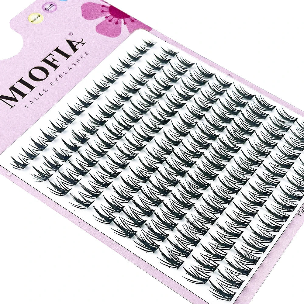 160 Bunches Eyelash Individual Eyelash Cluster Natural Eyelash Extension Russian Volume Makeup Tools Lashes Wholesale