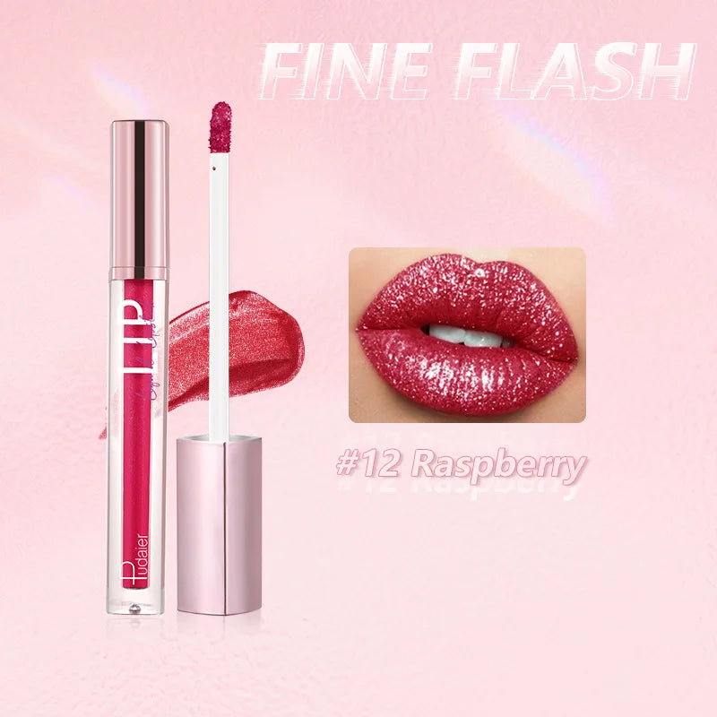 12 Colors Matte Lip Gloss Waterproof Long lasting Non-Stick Lip Glaze Non-Fade Makeup Lipstick for Women.