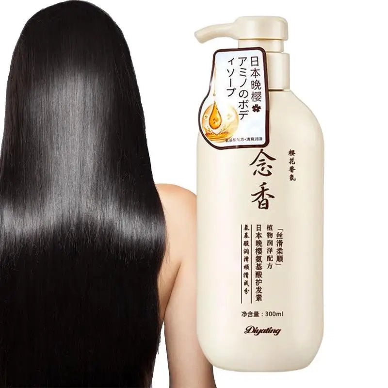 Sakura Japanese Shampoo and conditioner Gentle Moisturizing Cleansing Nourishing Scalp Amino Acid Hair Shampoo Oil Control