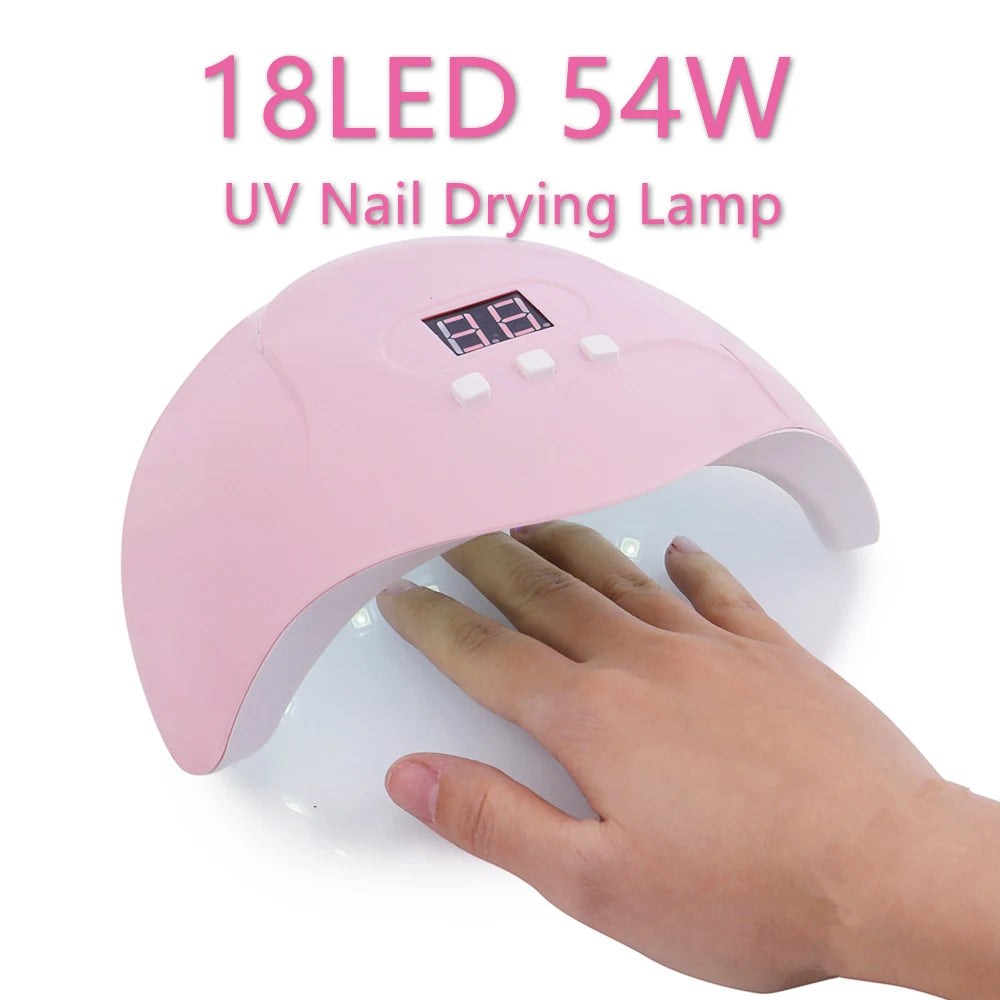 Nails Lamp UV Led Lamp Manicure 36W Nail Polish Drying Lamp Smart Sensor USB Rechargeable Nails Heating Dryer Tool