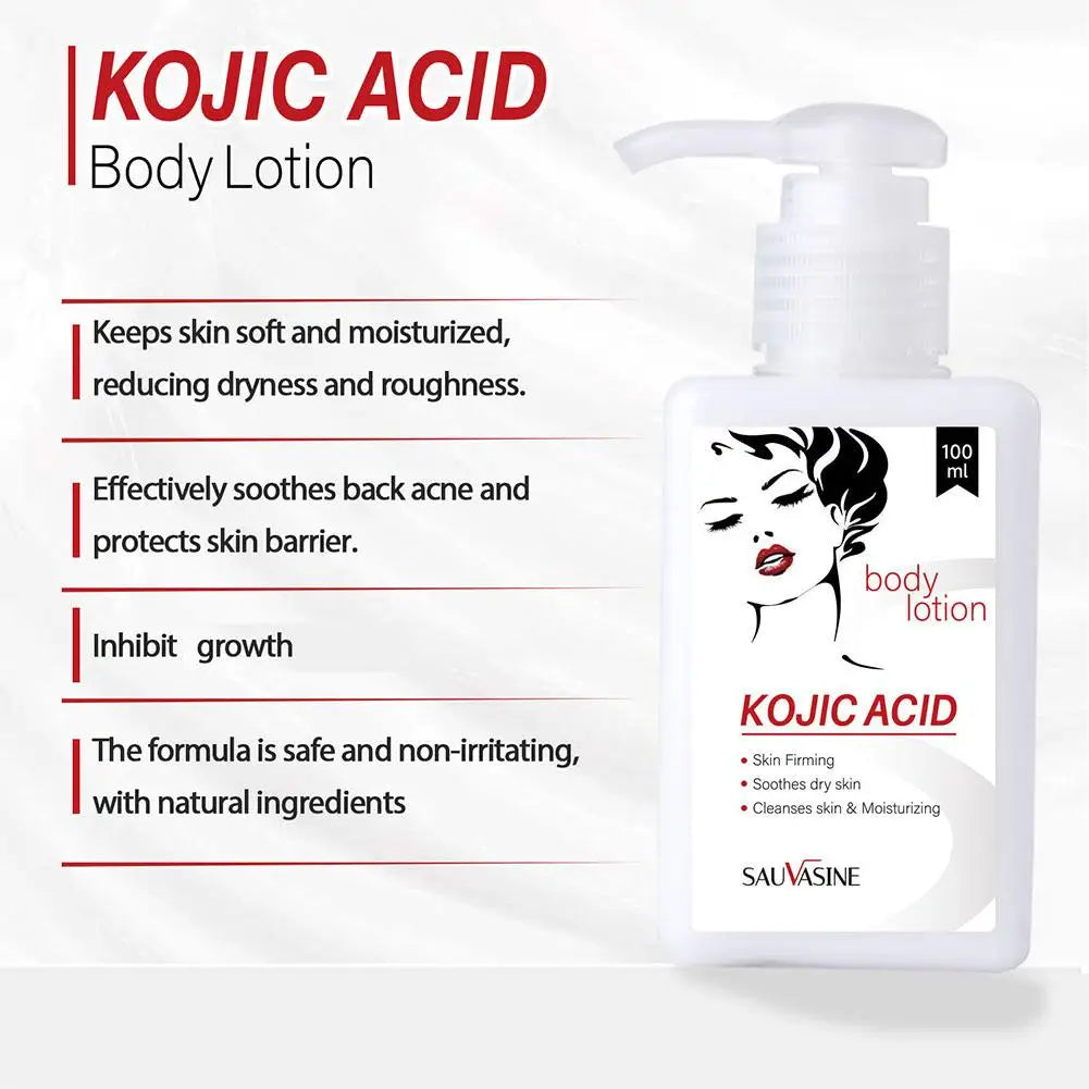 Body Moisturizer, Skin Whitening Body Lotion With Kojic , Booster Skin Care Body Lotion, Hydrating Skin 100ML