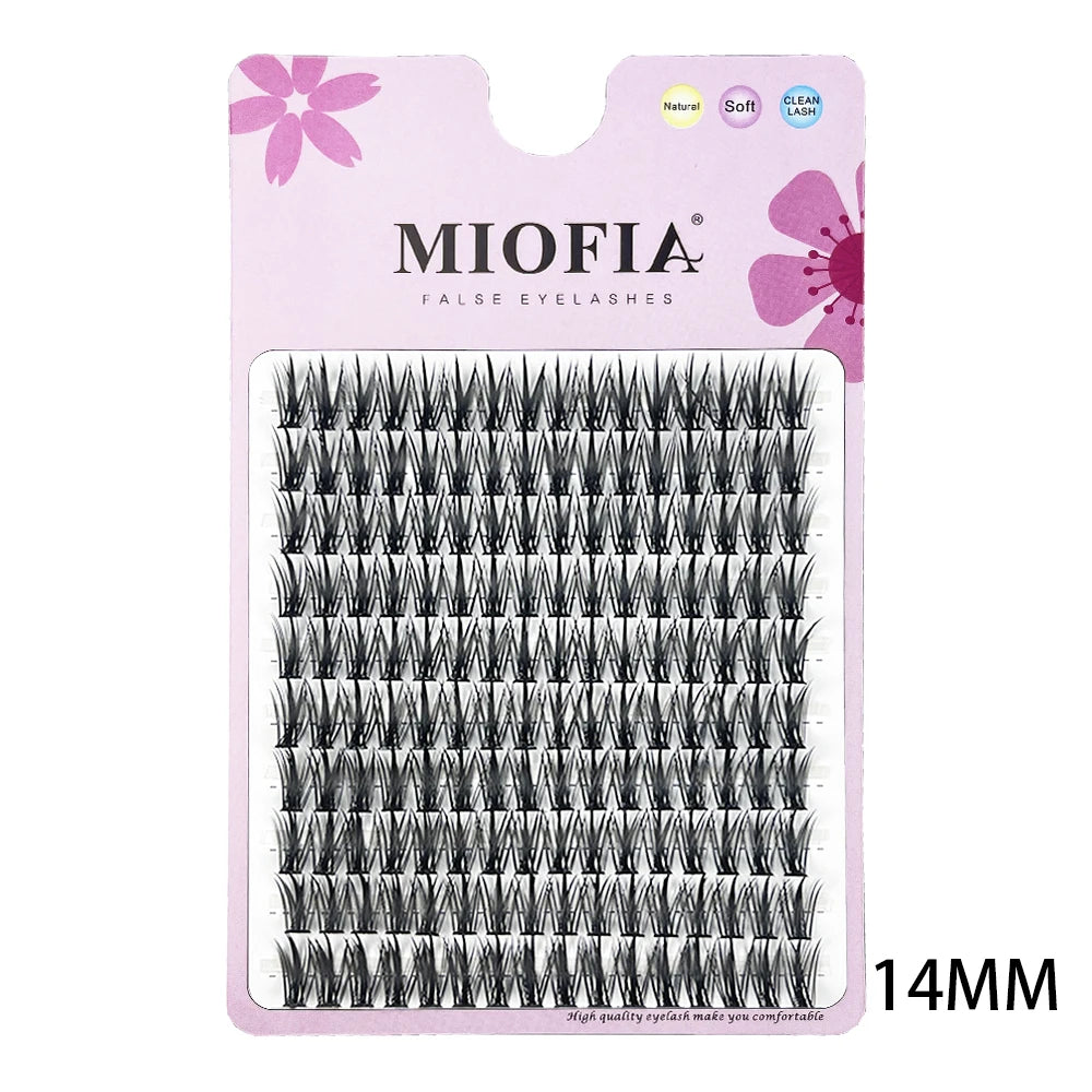 160 Bunches Eyelash Individual Eyelash Cluster Natural Eyelash Extension Russian Volume Makeup Tools Lashes Wholesale