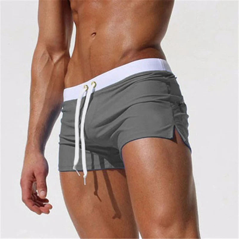 Summer Mens Swimming Shorts Quick Dry Beach Shorts Board Surf Swimwear Beach Short Male Running Gym Man Plus Size Trunks