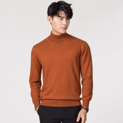 Cashmere turtleneck men sweater clothes for 2023 autumn winter jersey hombre pull homme hiver pullover men high neck sweaters