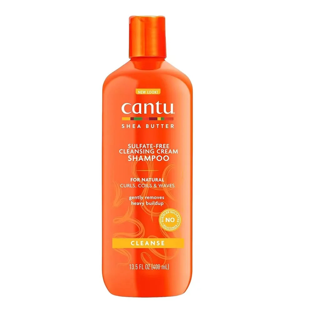 Cantu Edge Control StayGel Shampoo Conditioner Coconut Curling Cream for Natural Curls Coils Waves with Shea Butter Moisturizing