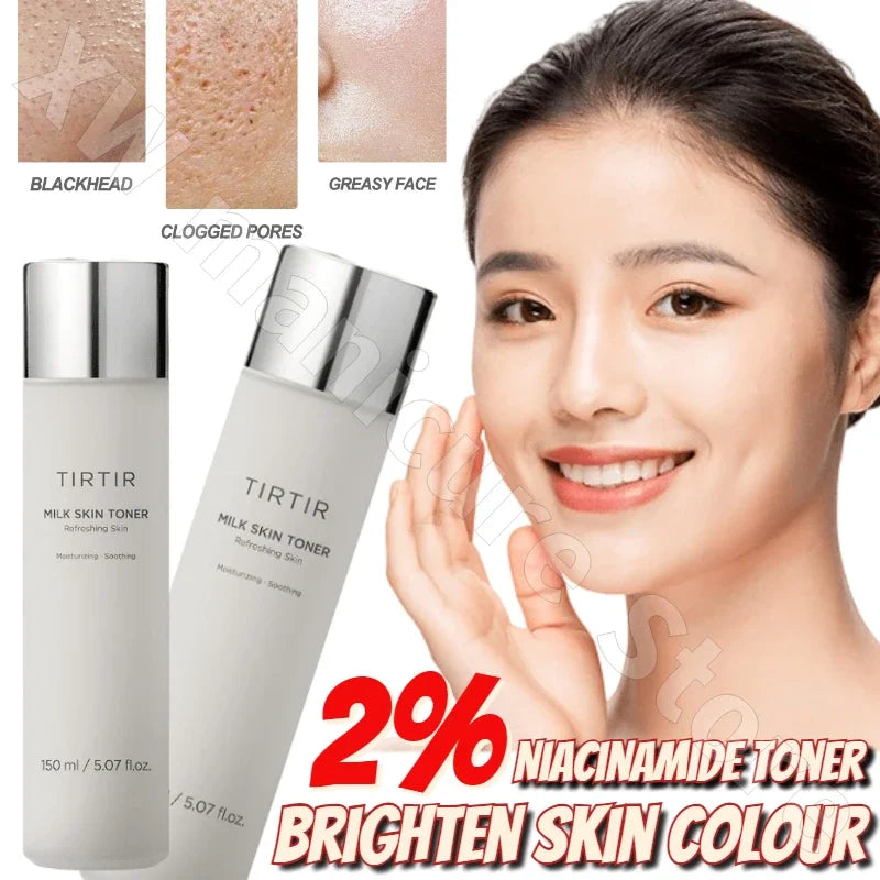 Milk Skin Rice Toner Deeply Moisturizing and Nourishing Skin 2% Niacinamide Brightening Facial Essence Toner Facial Skincare