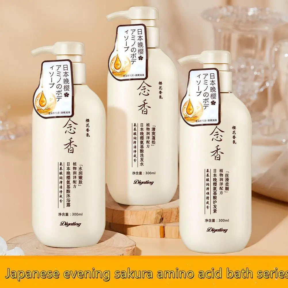 300ml Japanese Shampoo Evening Amino Acid Shampoo Shampoo and Conditioner