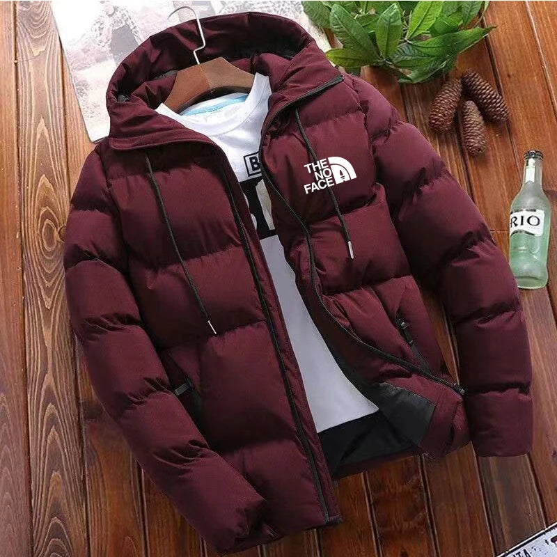 2024 New winter jacket men's standing collar warm down jacket street fashion casual brand Outer men's parka coat