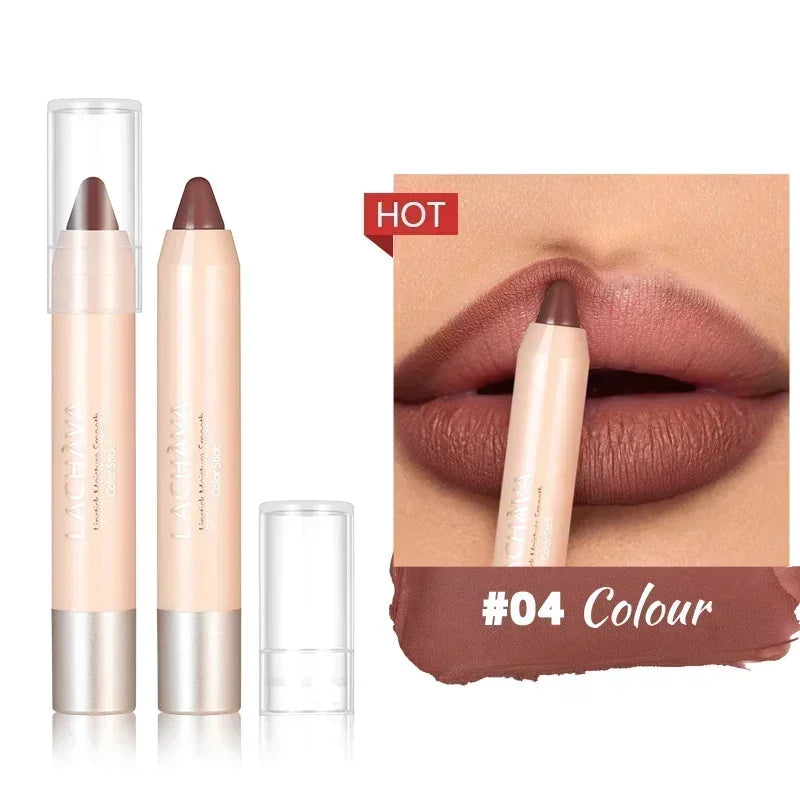 Nude Brown Lipliner Pen Waterproof Sexy Red Matte Contour Tint Lipstick Lasting Non-stick Cup Lipliner Pen Lips Makeup Cosmetic