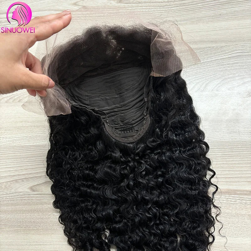 13x4 Transparent Lace Frontal Wigs Vietnamese Water Curly 13x6 Lace Frontal Wig Pixie Curly Full Lace Human Hair Wigs