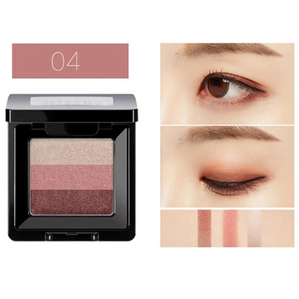 MISSHA Triple Eyeshadow 2g Palette Korea Make Up for Women Female Cosmetic Eye Pigments Waterproof Luxury Luminous Eyeshadow