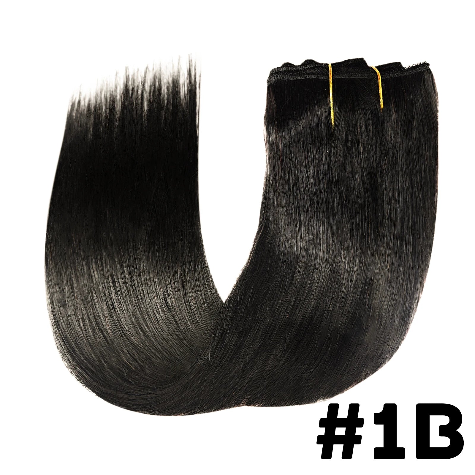 Clip In Hair Extensions Human Hair Brazilian Straight Clip In Natural Black Color Clip Ins Remy Hair 20 22 24 26 Inch For Women