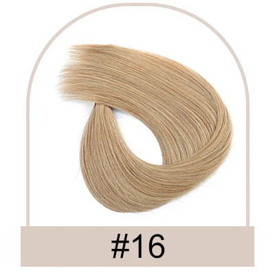 Straight Silk Top Base Topper Swiss Lace Clip In  Women Toupee With Bangs Breathable 100% Real Human Hairpiece Blonde Color Wigs