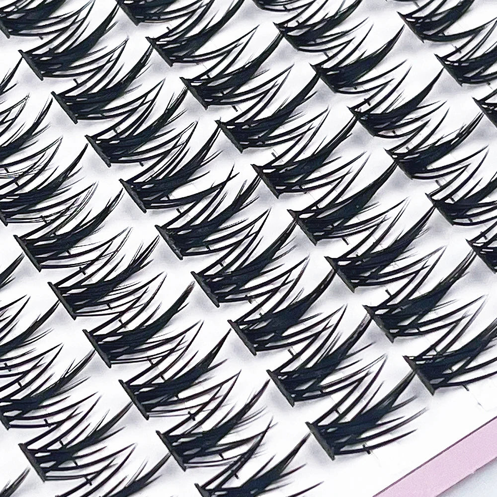 160 Bunches Eyelash Individual Eyelash Cluster Natural Eyelash Extension Russian Volume Makeup Tools Lashes Wholesale