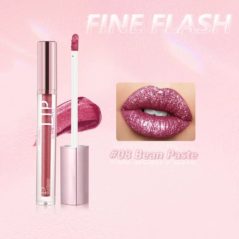 12 Colors Matte Lip Gloss Waterproof Long lasting Non-Stick Lip Glaze Non-Fade Makeup Lipstick for Women.