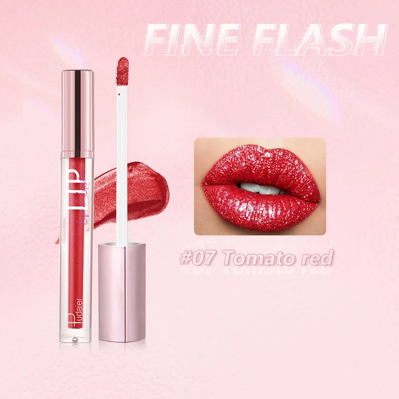 12 Colors Matte Lip Gloss Waterproof Long lasting Non-Stick Lip Glaze Non-Fade Makeup Lipstick for Women.