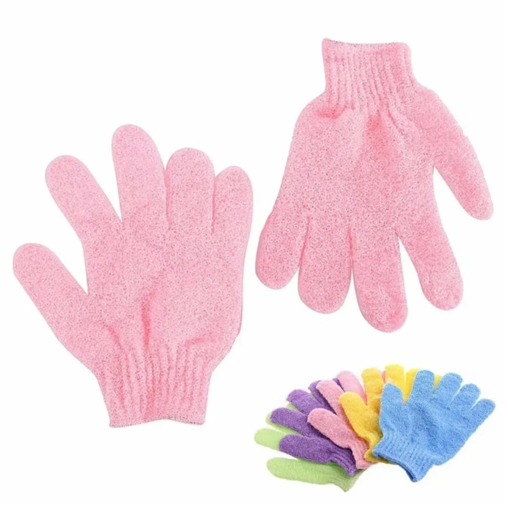 Bath Glove Shower Body Deep Cleaning Peeling Exfoliating Bast Wisp Massage Moisturizing Sponge Skin Washcloth Shower Accessories