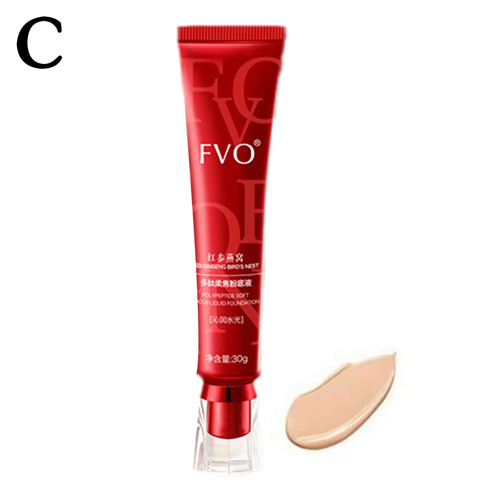 1pcs 30g Red Upgrade FV Foundation Precious Luxury Makeup Waterproof Base Concealer Oil-control Hydrating Cream Herbal Extr