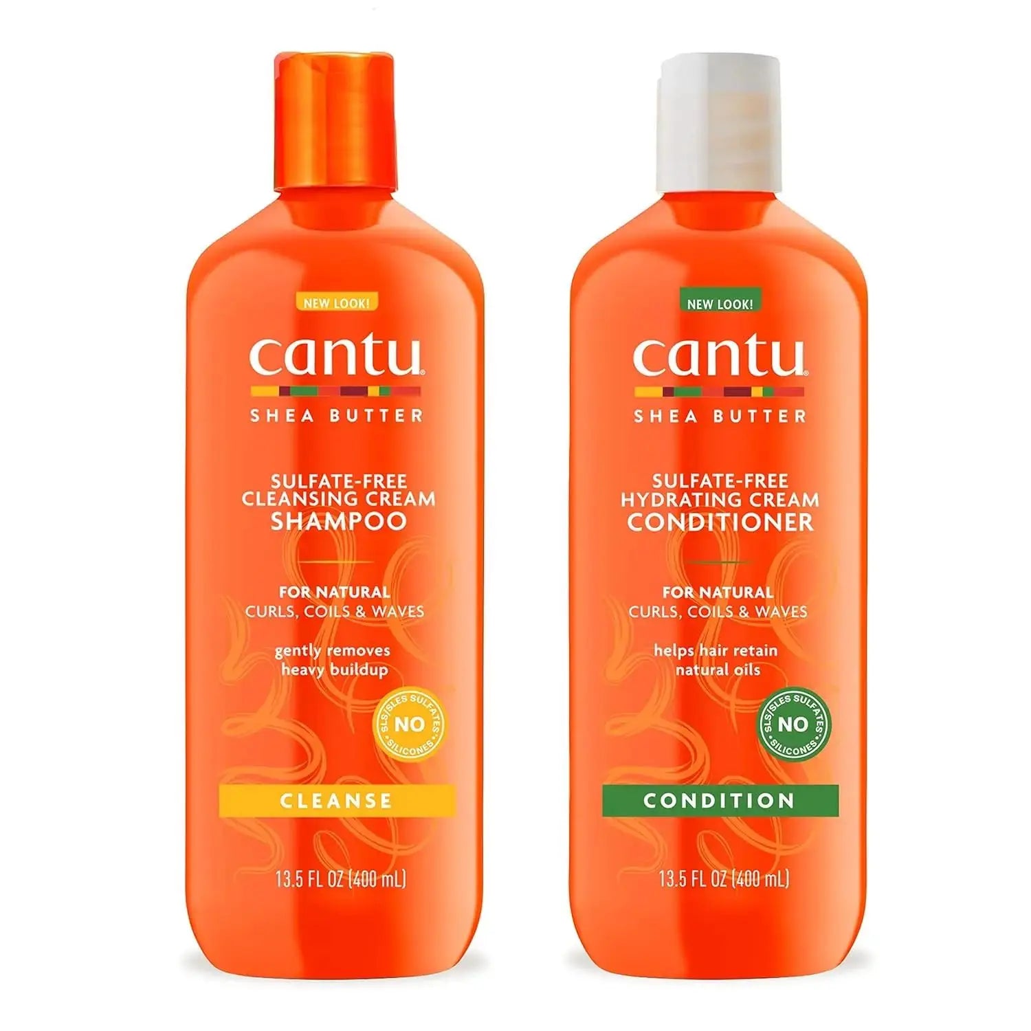 Cantu Edge Control StayGel Shampoo Conditioner Coconut Curling Cream for Natural Curls Coils Waves with Shea Butter Moisturizing