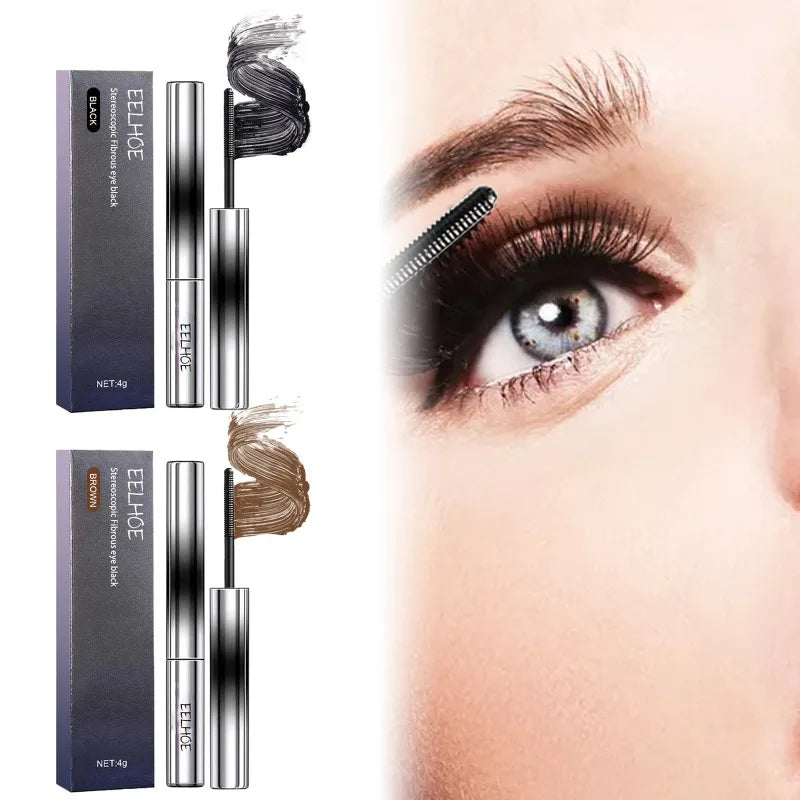 Black Mascara Lengthens Eyelashes Extra Volume Long Lasting Waterproof Natural Lashes Female Professional Makeup Korean Cosmetic