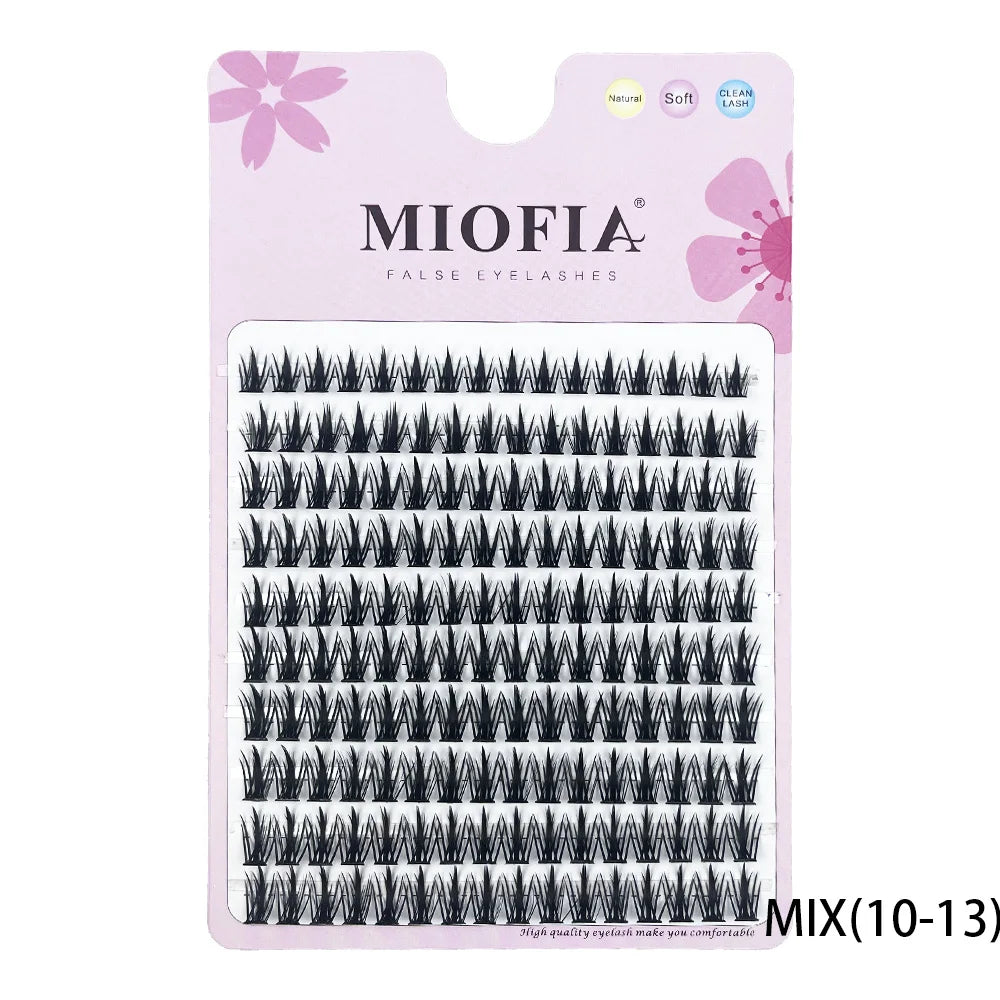 160 Bunches Eyelash Individual Eyelash Cluster Natural Eyelash Extension Russian Volume Makeup Tools Lashes Wholesale