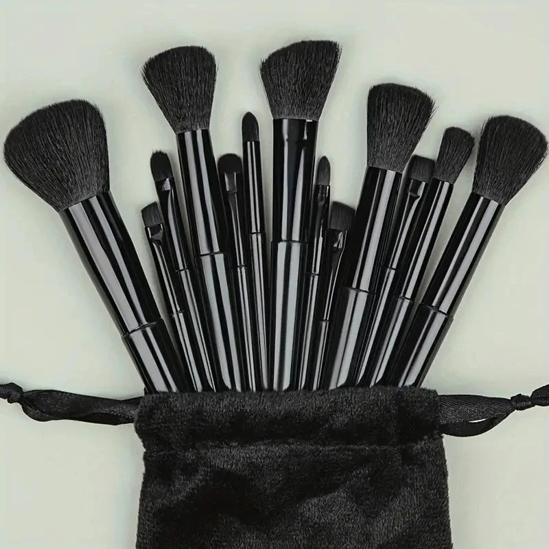 13Pcs Makeup Brushes Set Soft Fluffy Cosmetics Foundation Blush Powder Eyeshadow Kabuki Blending Makeup Brush Beauty Tools