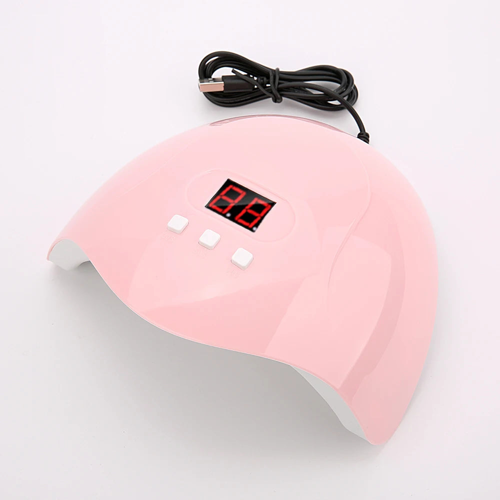 Nails Lamp UV Led Lamp Manicure 36W Nail Polish Drying Lamp Smart Sensor USB Rechargeable Nails Heating Dryer Tool