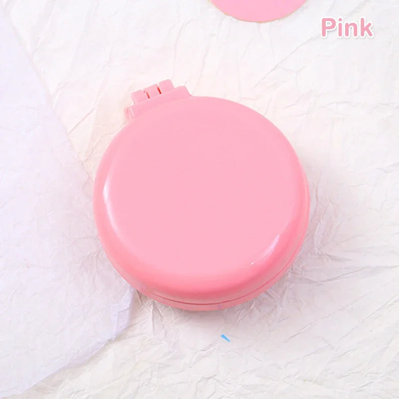 1 Pcs Small Size Hair Comb With Folding Mirror Traveling Portable Massage Folding Comb Women Girl Hair Brush Styling Tools