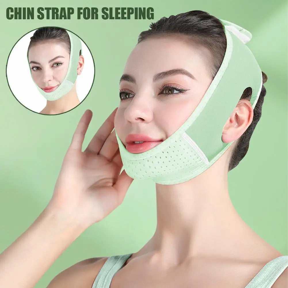 V-face Beauty Device Double Chin Reducer Reusable Face Strap V Line Mask Chin Up Patch Chin Strap for Women Face Lift Tape