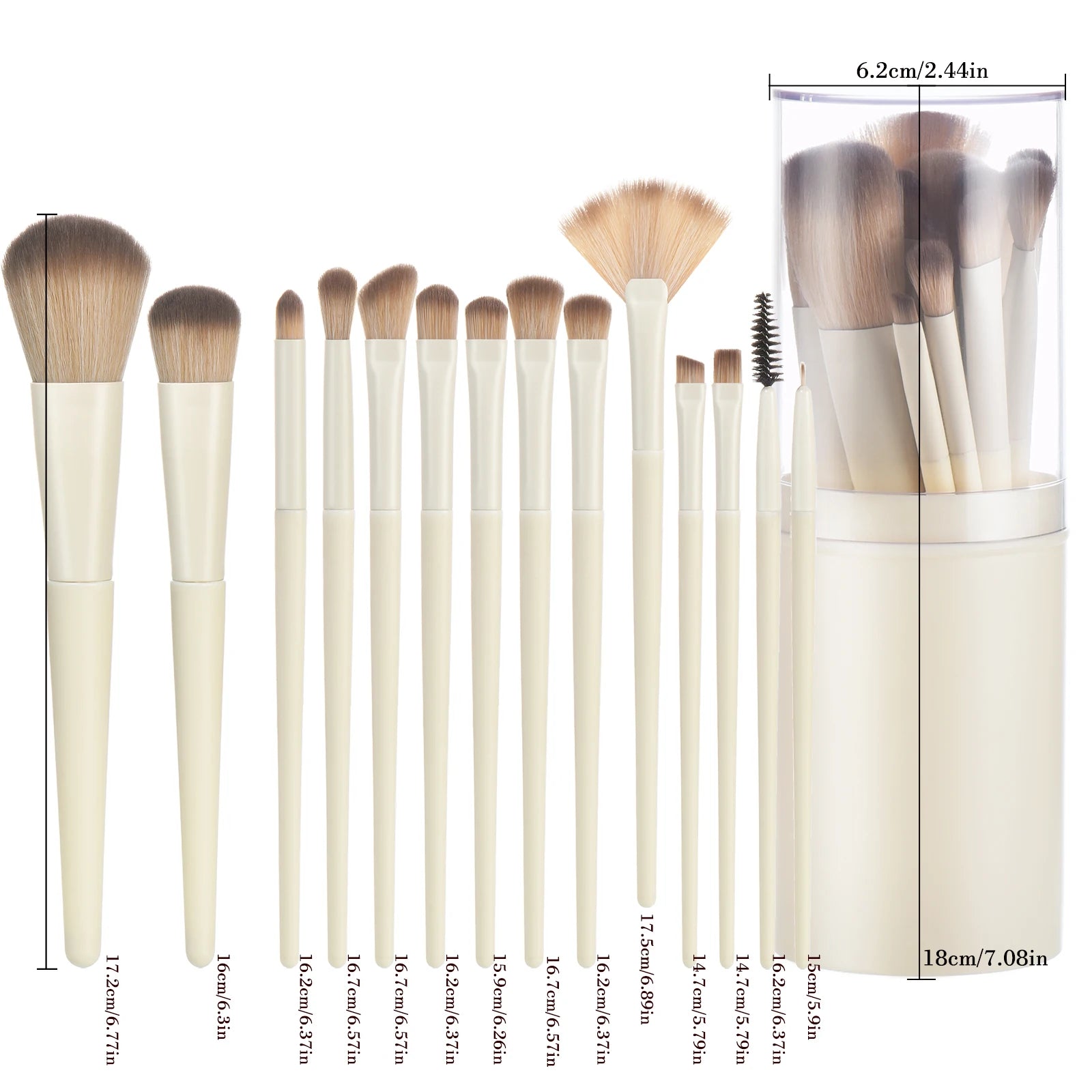 KOSMETYKI  Premium Makeup Brushes Set Eye Shadow Foundation Women Cosmetic Powder Blush Blending Beauty Make Up beauty Tool