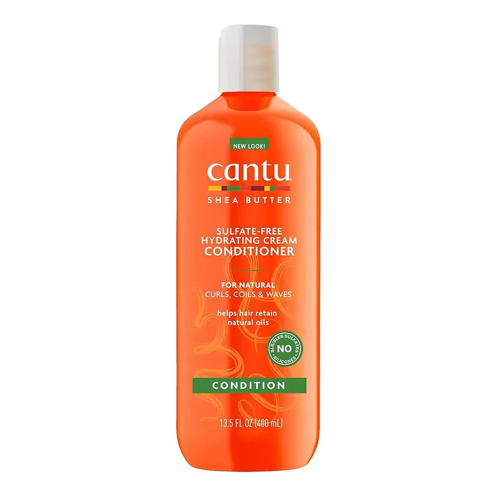 Cantu Edge Control StayGel Shampoo Conditioner Coconut Curling Cream for Natural Curls Coils Waves with Shea Butter Moisturizing