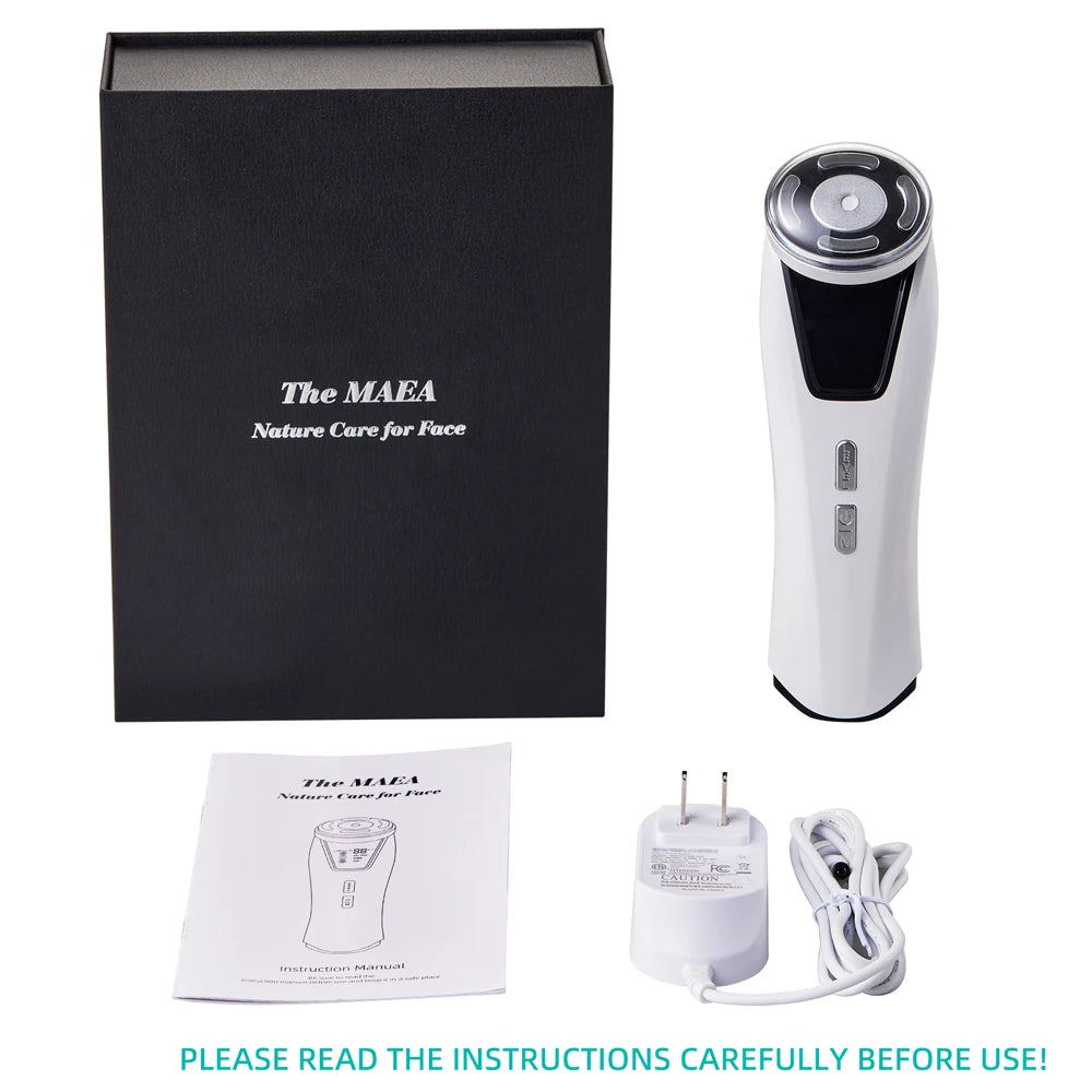 EMS HIFU Facial Radiofrequency Microcurrent Skin Rejuvenation Ultrasonic Facial Lift and Wrinkle Reducer Beauty Device Skin care