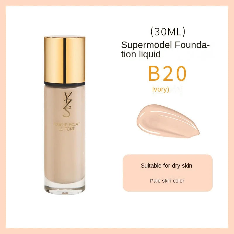 YZS Foundation Precious Luxury Herbal Extracts Concealer Oil-control Waterprof Makeup Base Cream Liquid Concealer