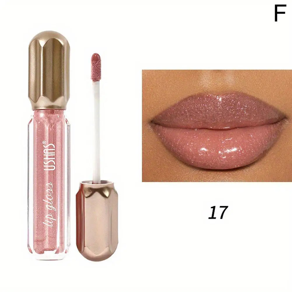 NEW High-end 6 ColorMirror Pearl Lip Gloss Waterproof Long Lasting Moisturizing Lipstick Glitter Lip Gloss Shining Makeup