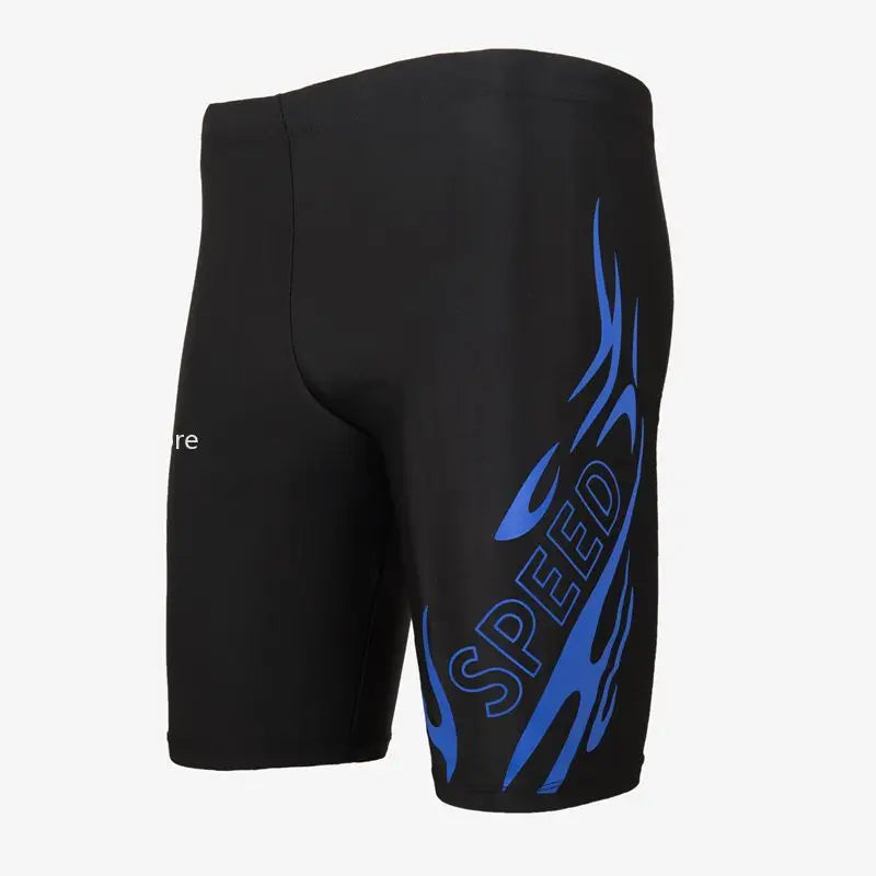 New Swimsuit Mens Swimming Trunks Sexy Swimwear Quick-dry Boxer Shorts Tight Swim Trunks Plus Size Quick Dry Swimming