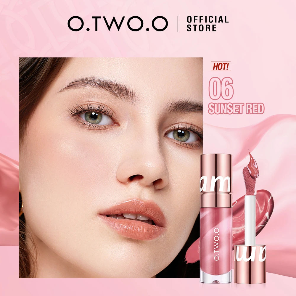 O.TWO.O Liquid Blush Face Blusher Moisturizing Long Lasting Natural Silky Weightless Matte High Pigment Matte Blush Face Makeup