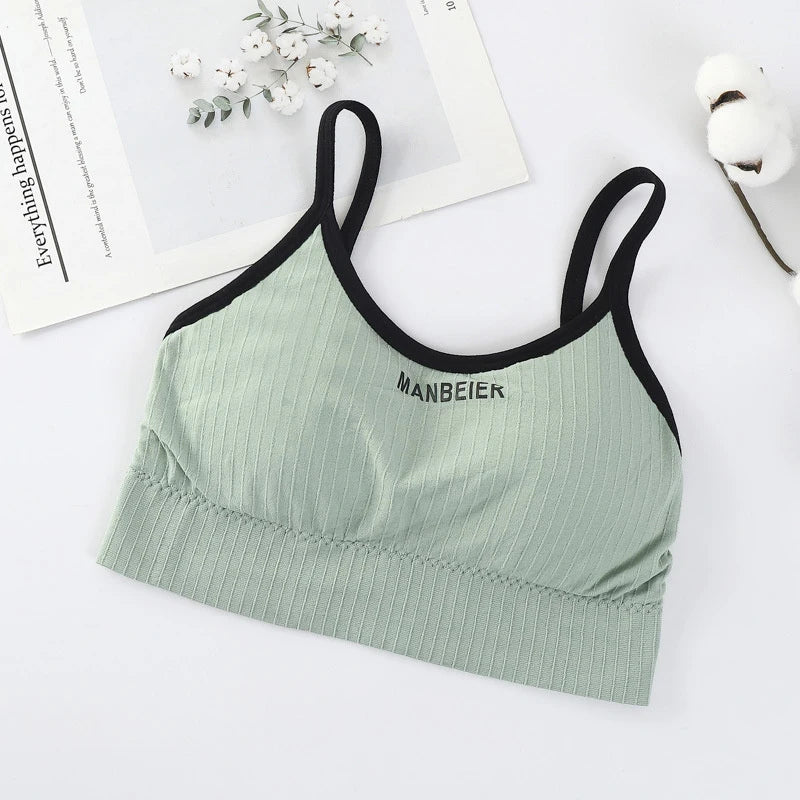 New Sports Bra For Women Gym Sexy Crop Top Bra Women Cotton Underwear Soft For Girls