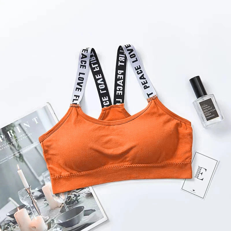 Women Sexy Sports Bra Tops For Gym Top Fitness Yoga Female Pad Sportswear Vest Tank Tops Sport Push Up Sports Bras Underwear