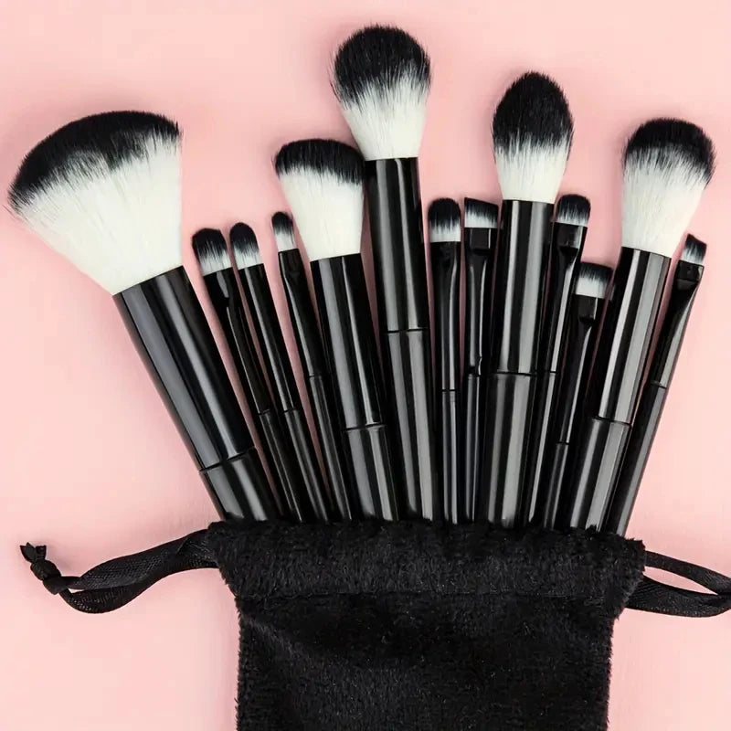 13Pcs Makeup Brushes Set Soft Fluffy Cosmetics Foundation Blush Powder Eyeshadow Kabuki Blending Makeup Brush Beauty Tools